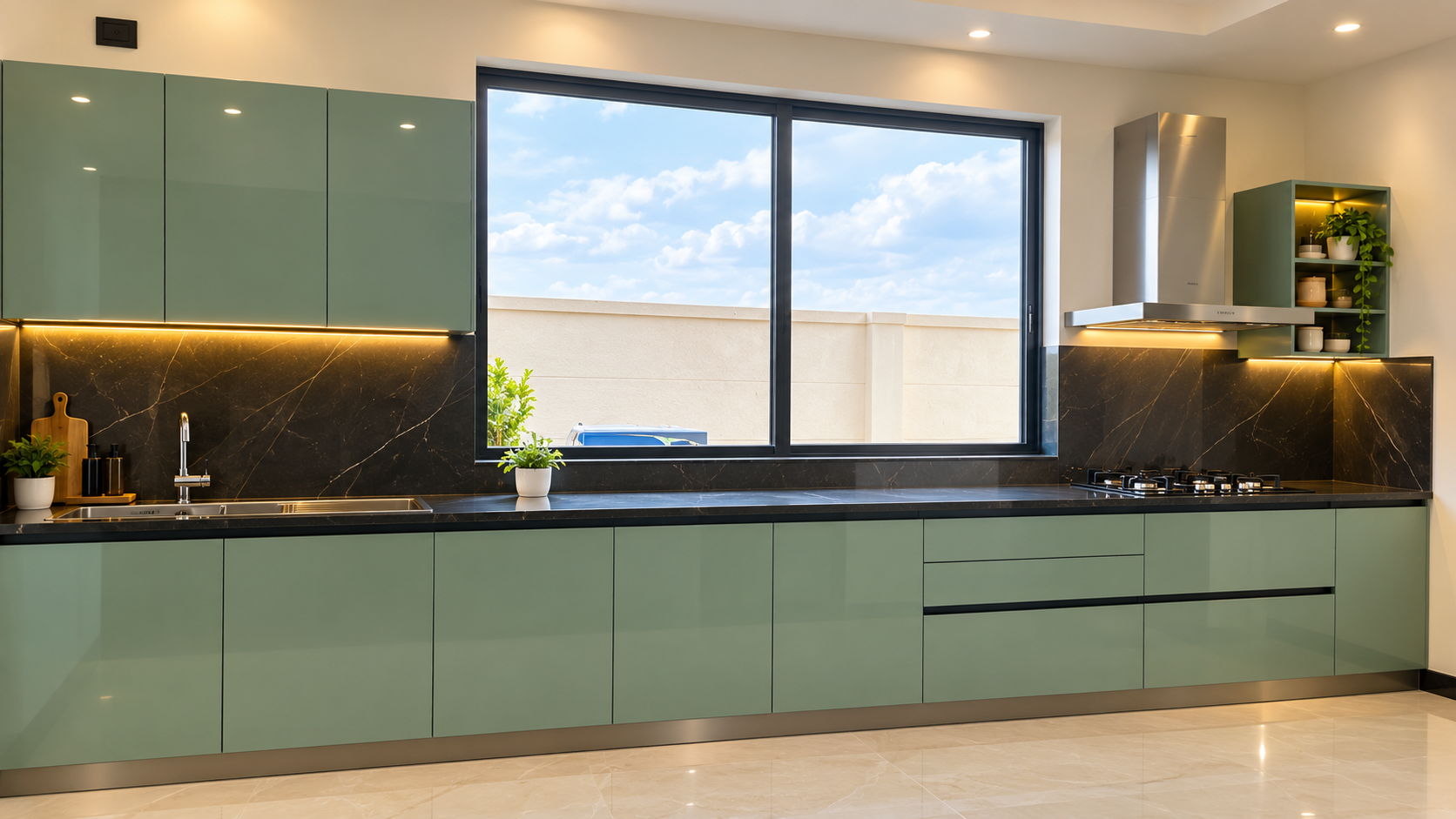 Contemporary Modular Kitchen